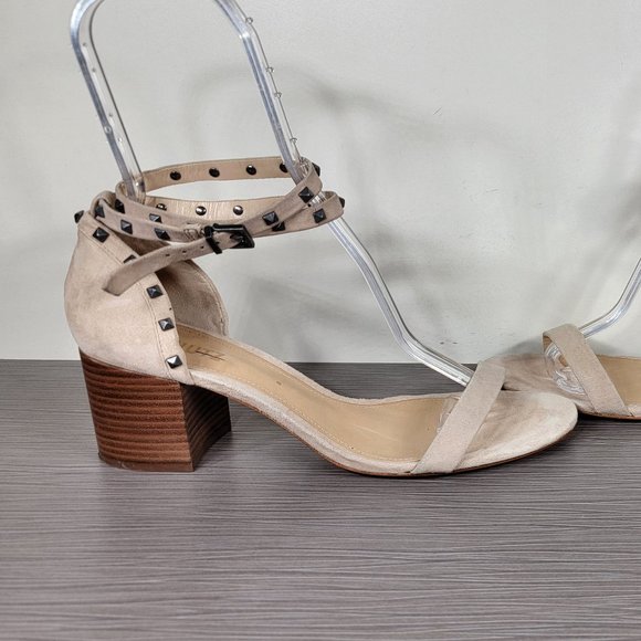 Schutz Studded Block Heel Sandals, Womens Size 11 - Picture 7 of 11